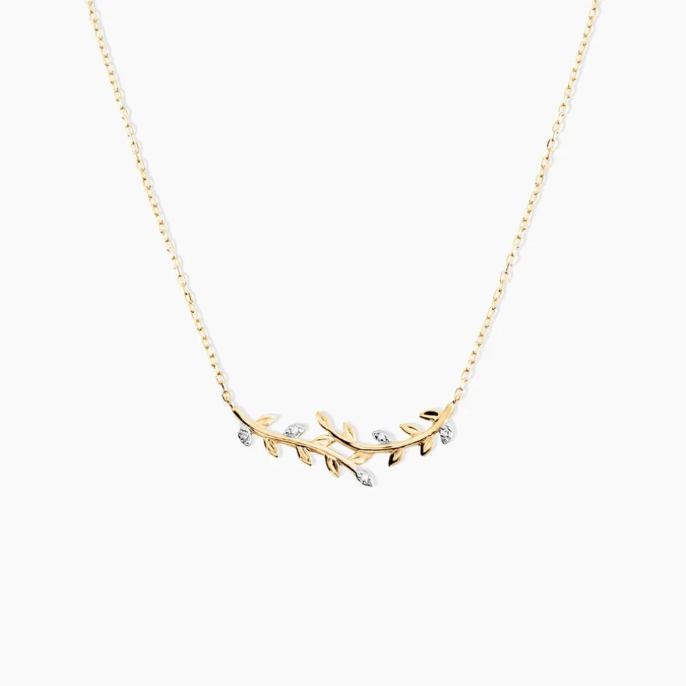 Collier Emelyne Or Jaune Diamant