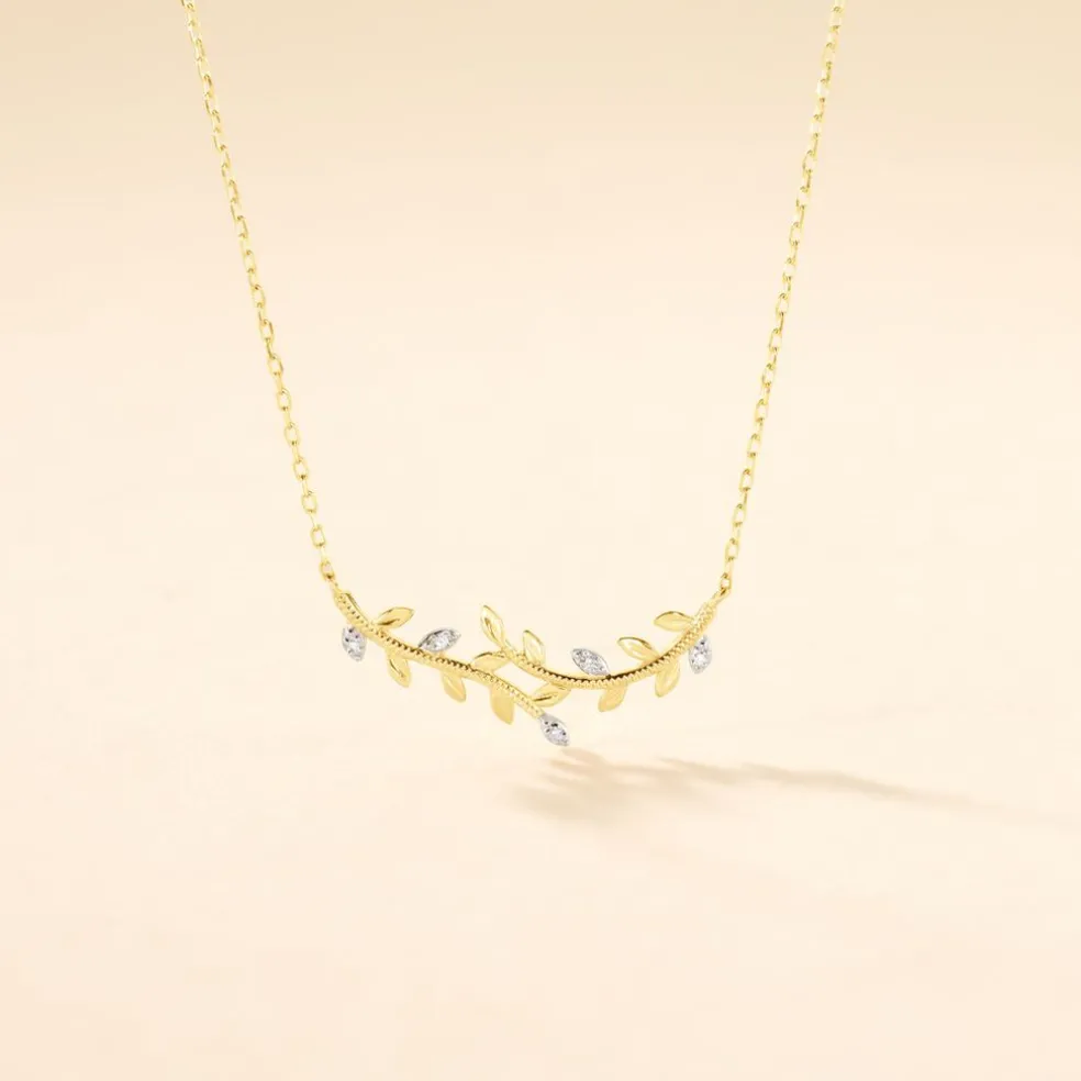 Collier Emelyne Or Jaune Diamant