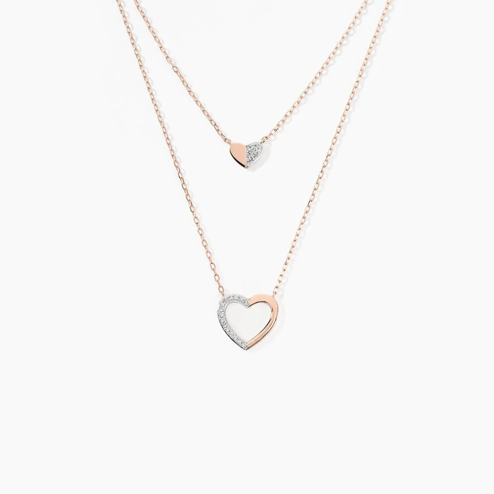 Collier Emilia Or Rose Diamant