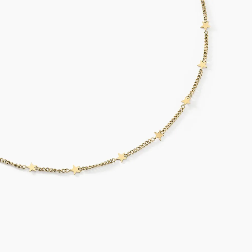 Collier Eva Acier Jaune