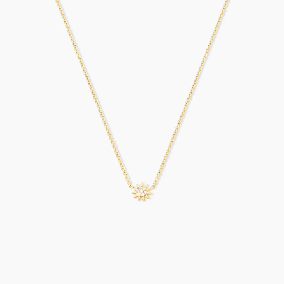 Collier Fenton Or Jaune Oxyde De Zirconium