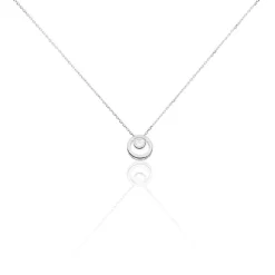 Collier Fidelia Or Blanc Diamant