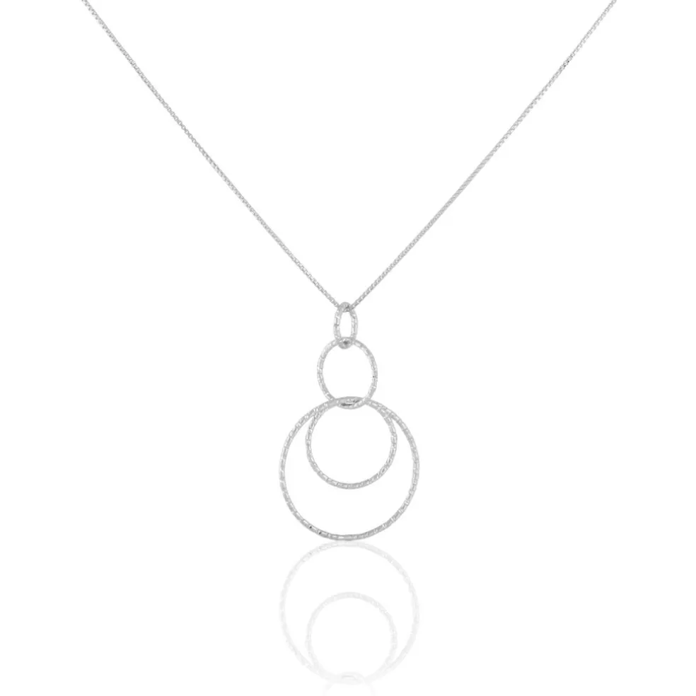 Collier Flaura Argent Blanc