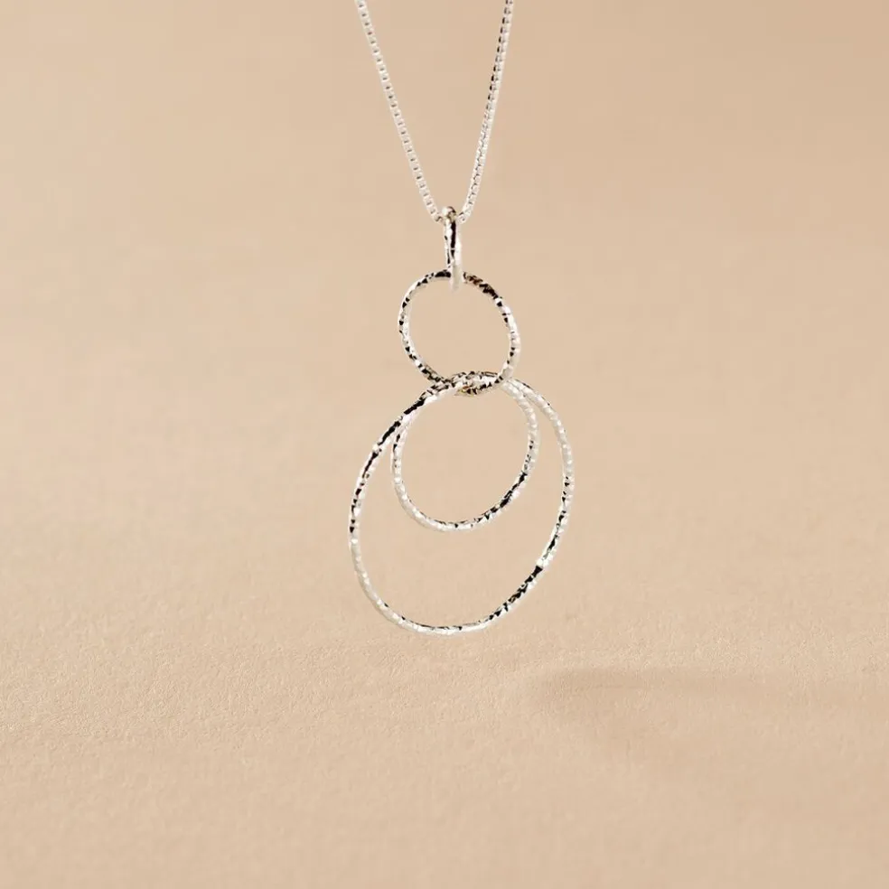 Collier Flaura Argent Blanc