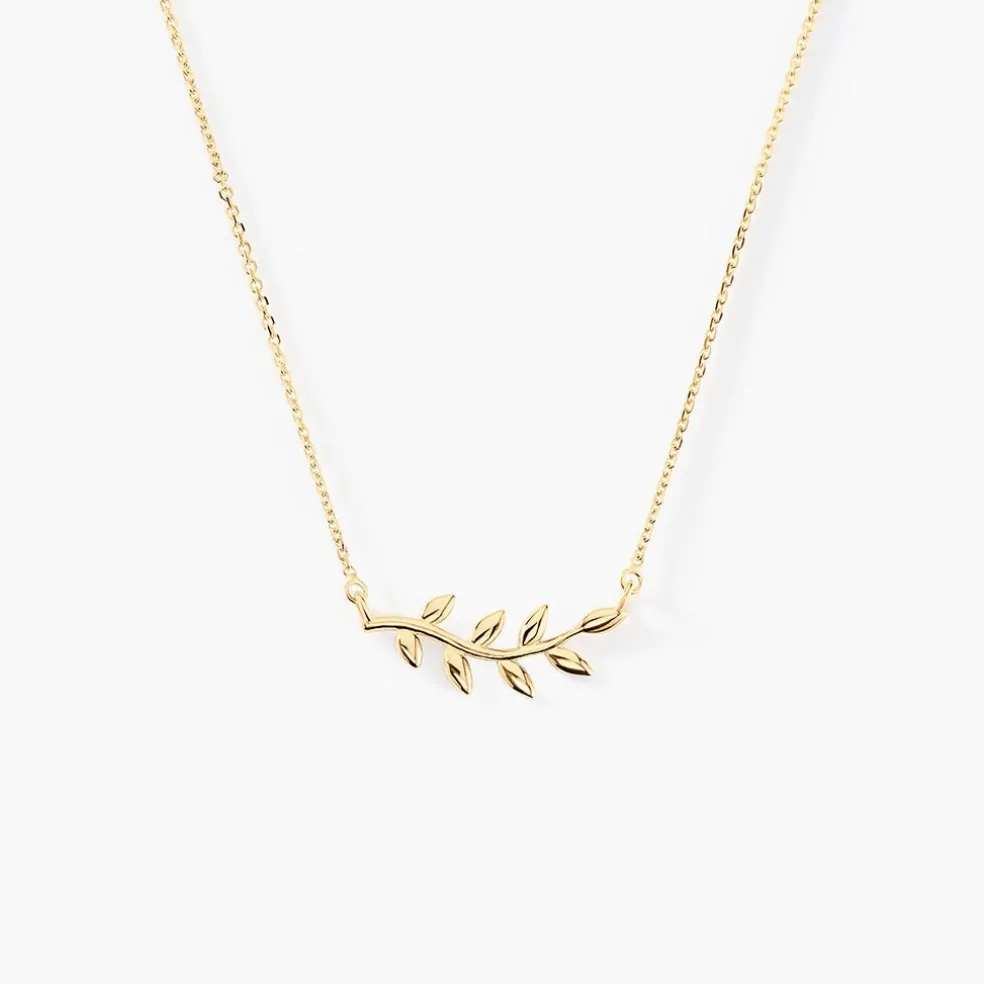 Collier Foliora Or Jaune
