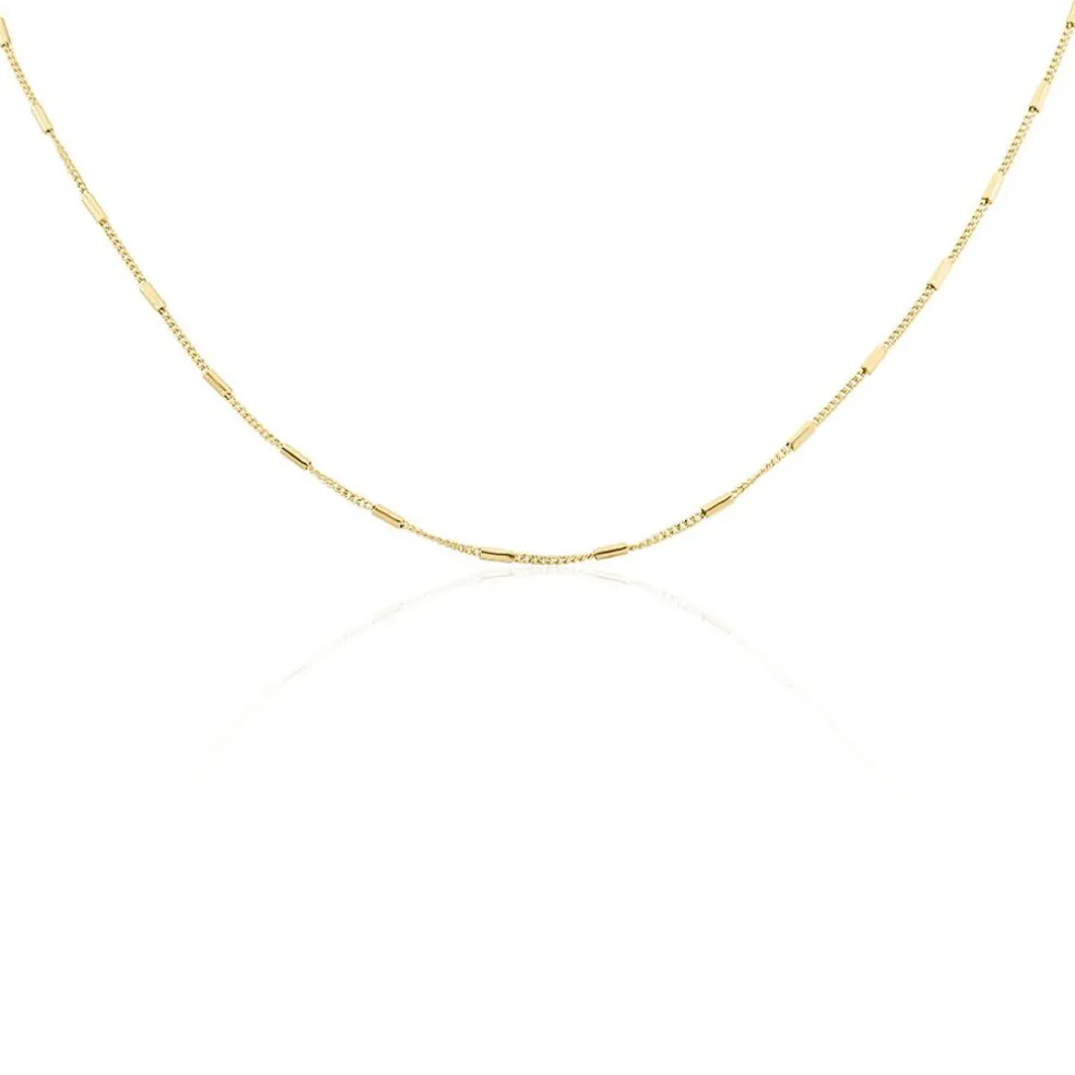 Collier Frans Plaqué Or