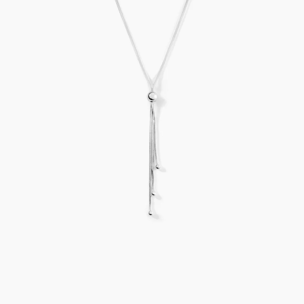 Collier Giorgia Argent Blanc