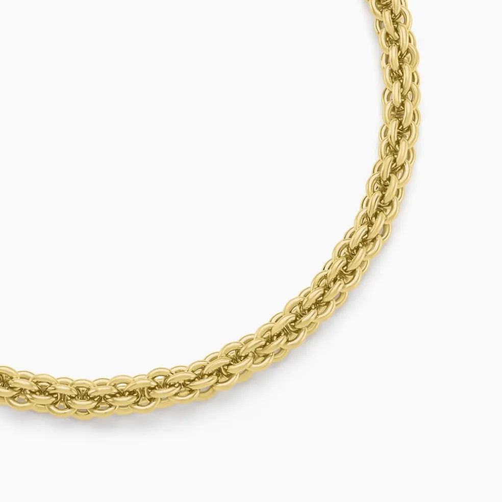Collier Goa Acier Jaune