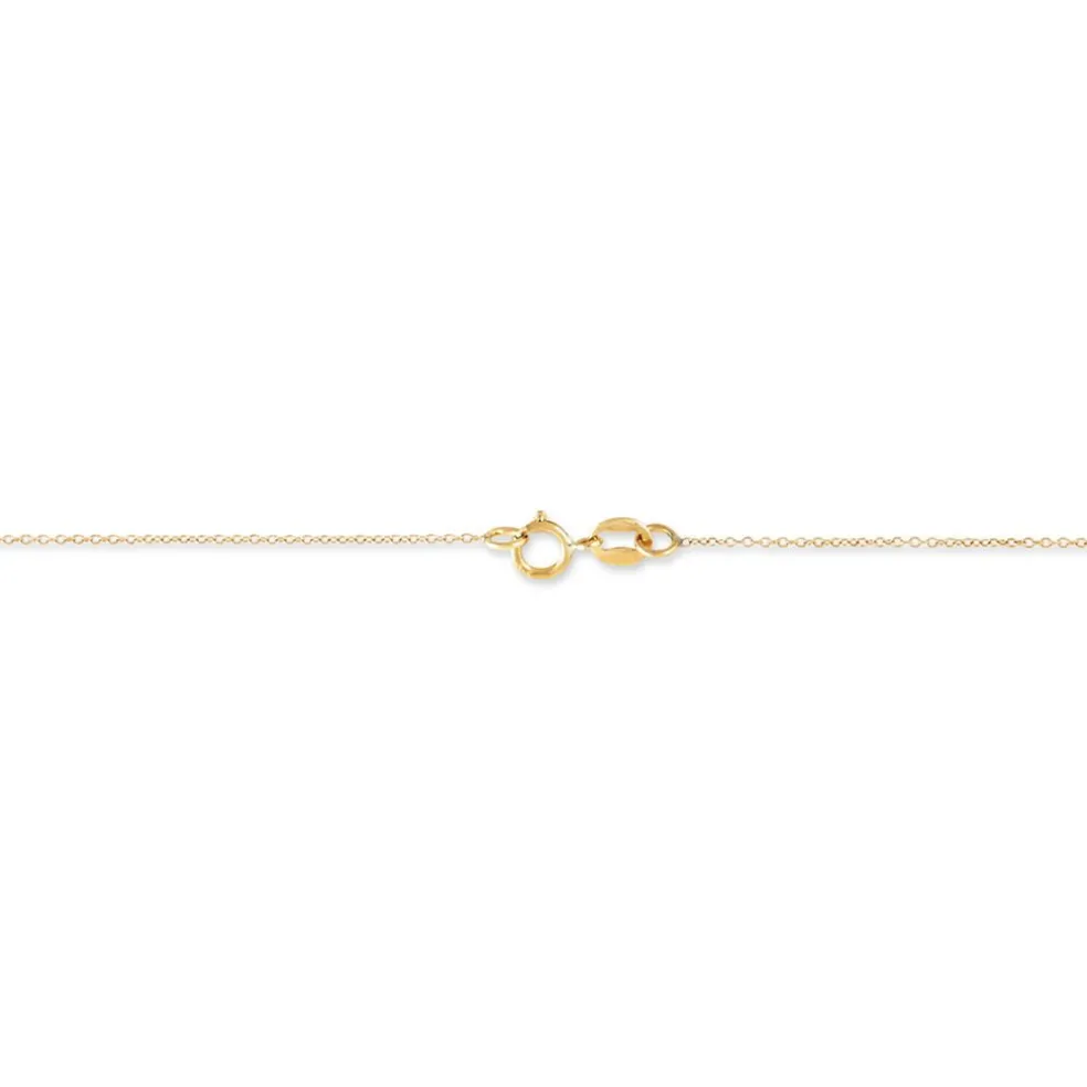 Collier Goutte Or Jaune Topaze