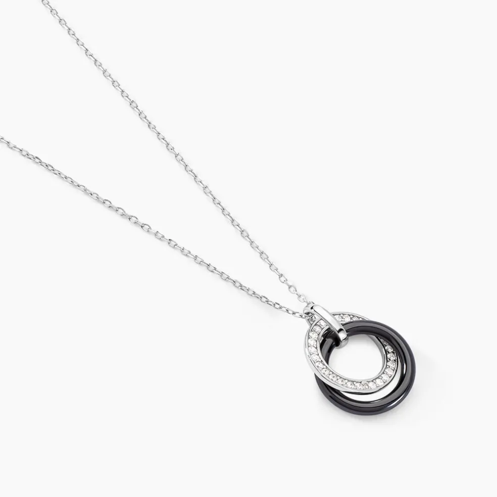 Collier Grizzel Argent Blanc Oxyde De Zirconium