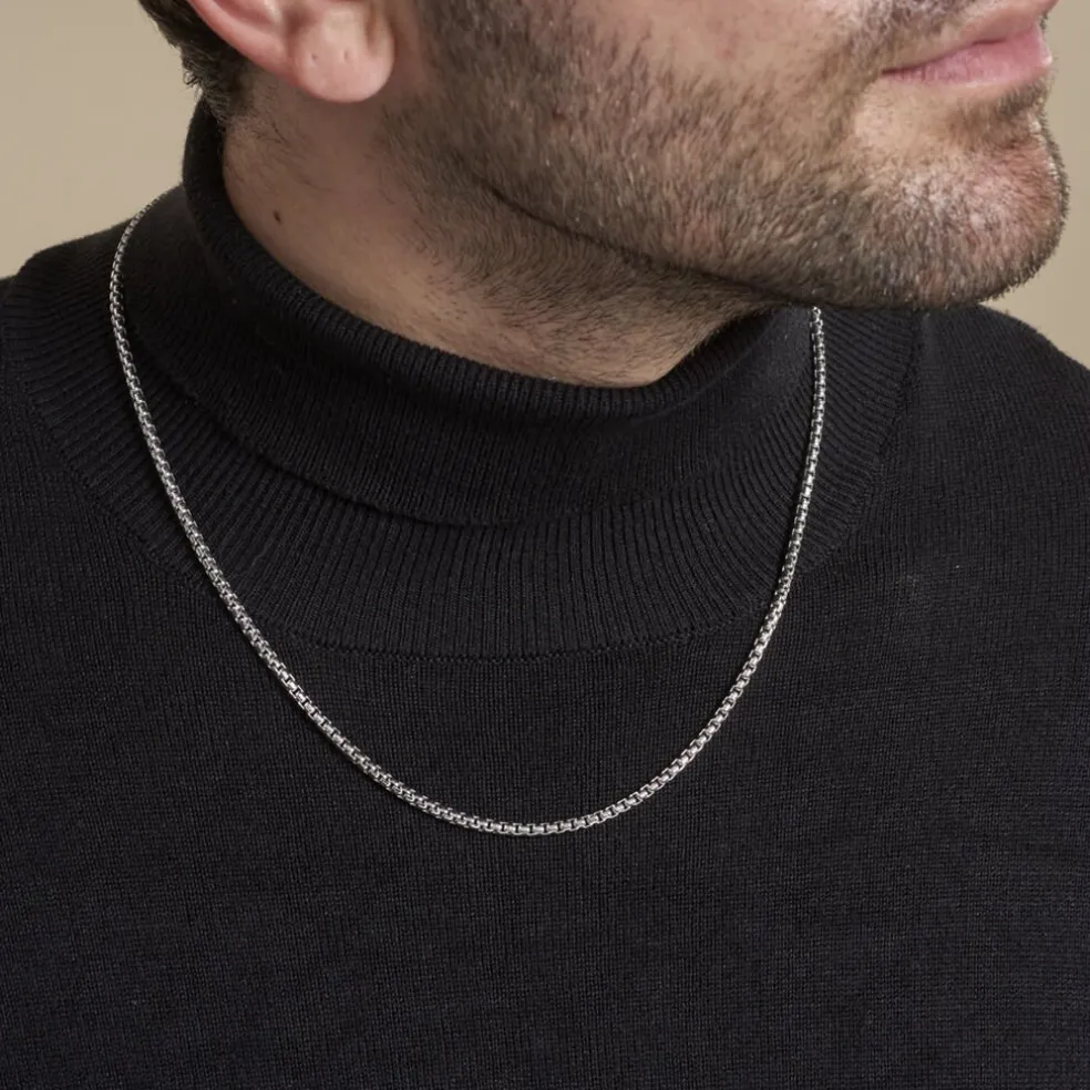 Collier Gustin Argent Blanc
