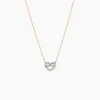 Collier Gwenneth Or Jaune Oxyde De Zirconium