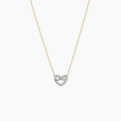 Collier Gwenneth Or Jaune Oxyde De Zirconium