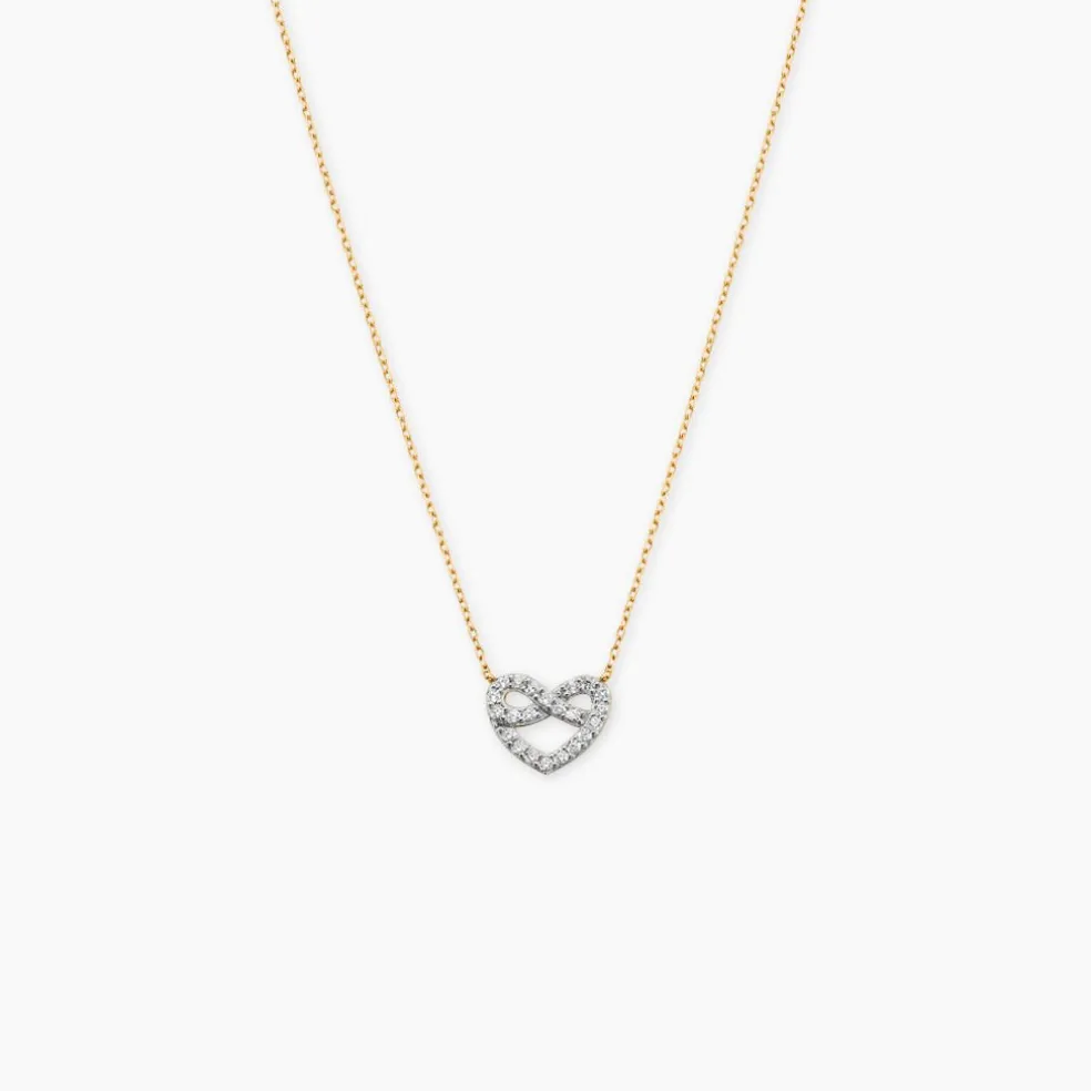 Collier Gwenneth Or Jaune Oxyde De Zirconium