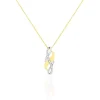 Collier Helene Or Bicolore Diamant