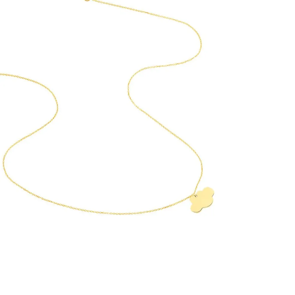 Collier Helenia Nuage Gravable Or Jaune
