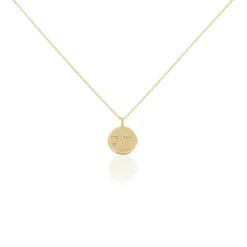 Collier Iago Plaqué Or Oxydes De Zirconium