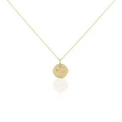 Collier Iago Plaqué Or Oxydes De Zirconium