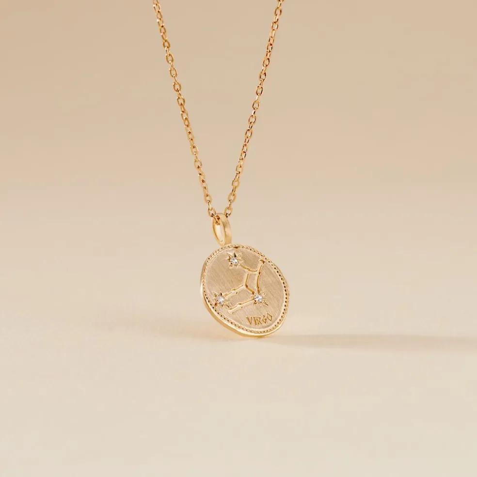 Collier Iago Plaqué Or Oxydes De Zirconium