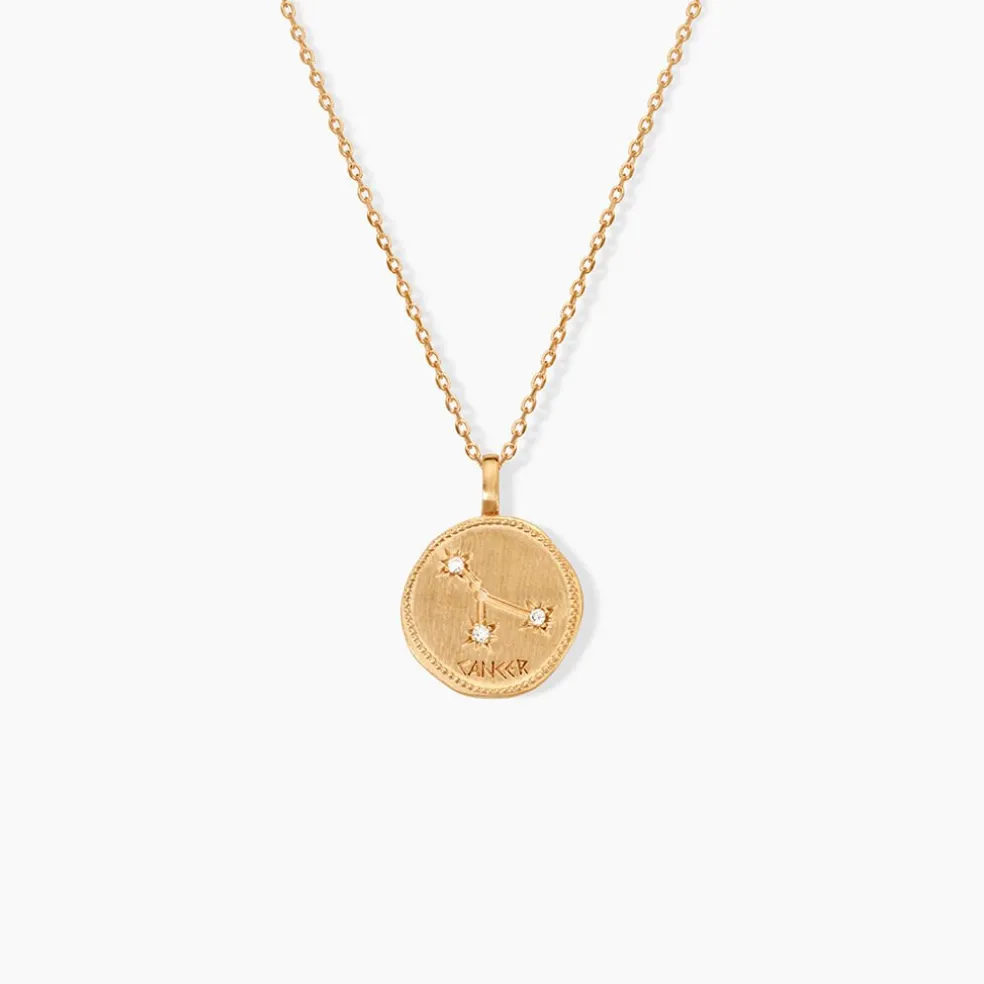 Collier Iago Plaqué Or Oxydes De Zirconium
