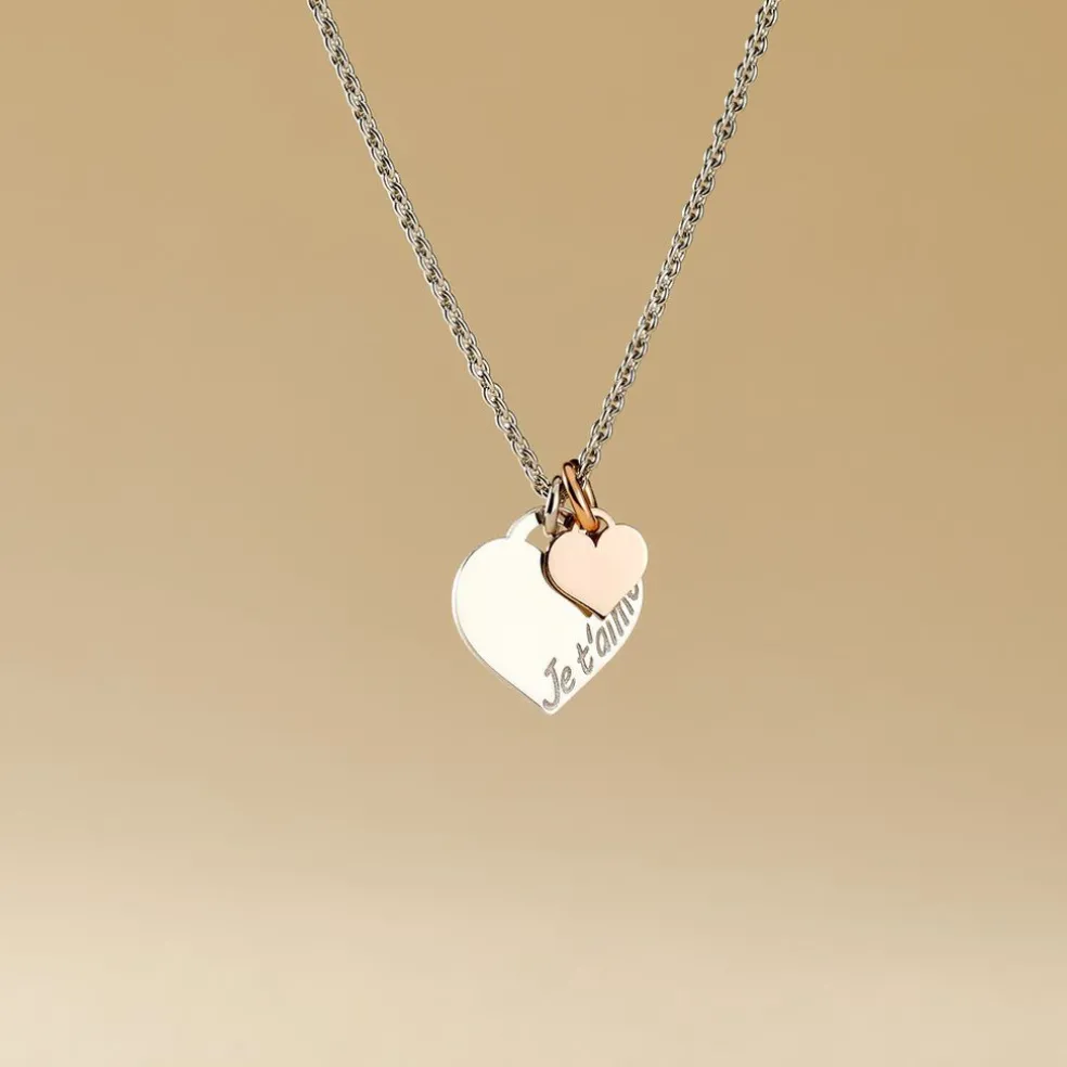 Collier Iella Argent Bicolore