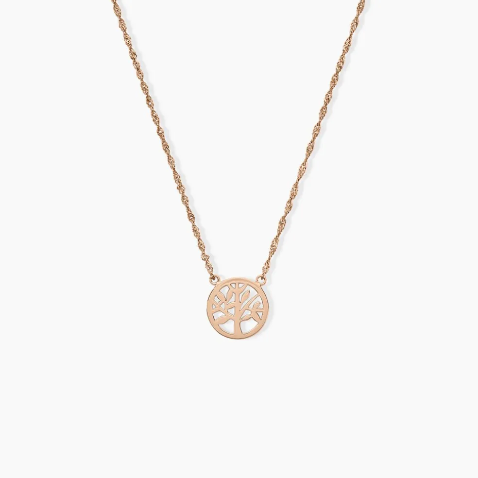 Collier Ieva Argent Rose
