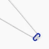 Collier Infini Pop Argent Blanc Oxyde De Zirconium
