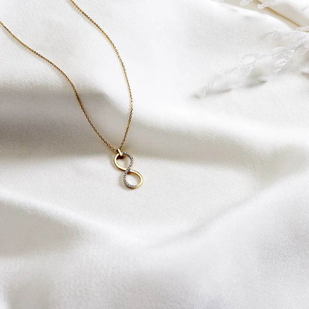 Collier Infino Or Jaune Diamant