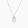 Collier Islene Argent Blanc Oxyde De Zirconium