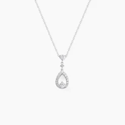 Collier Istanbul Argent Blanc Oxyde De Zirconium