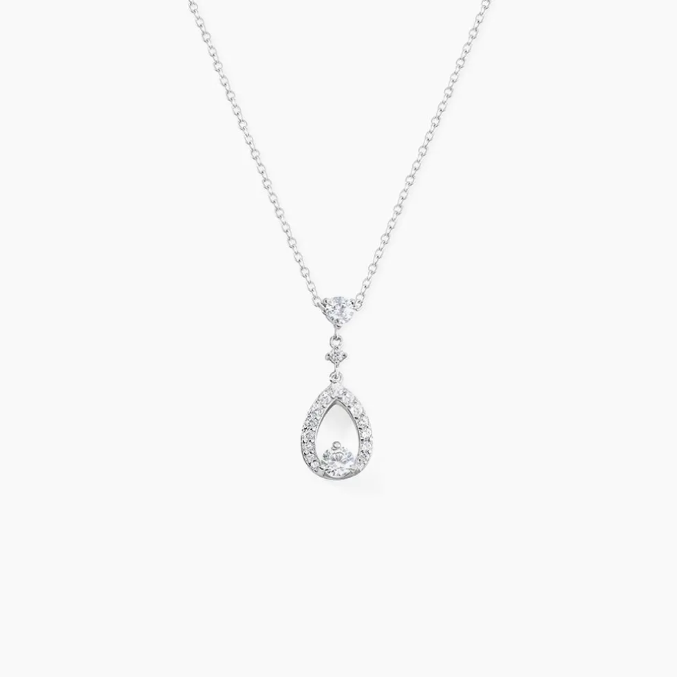 Collier Istanbul Argent Blanc Oxyde De Zirconium