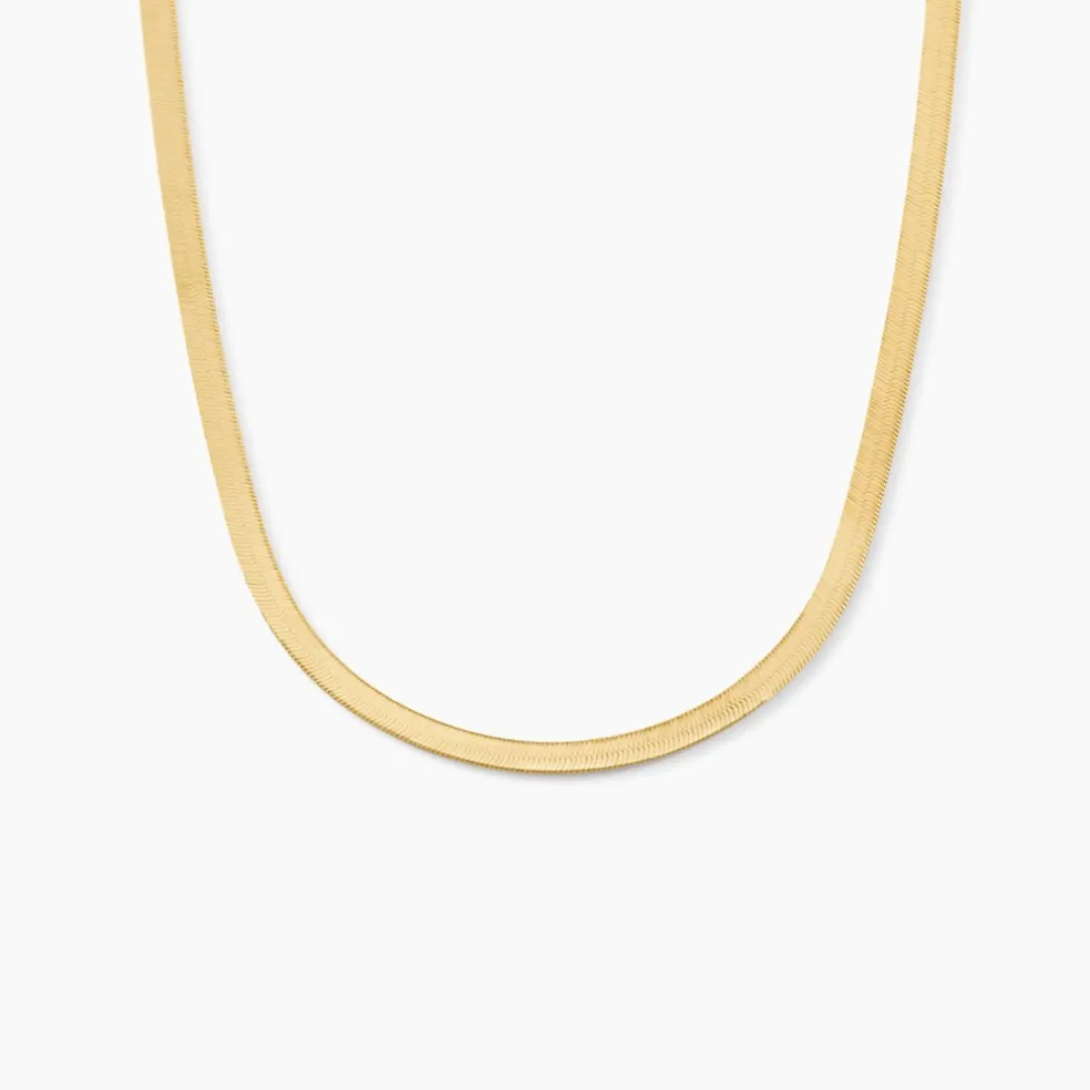Collier Ivria Maille Heringbone Or Jaune