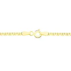 Collier Ivy Maille Haricot Or Jaune