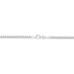 Collier Ivy Maille Haricot Or Blanc