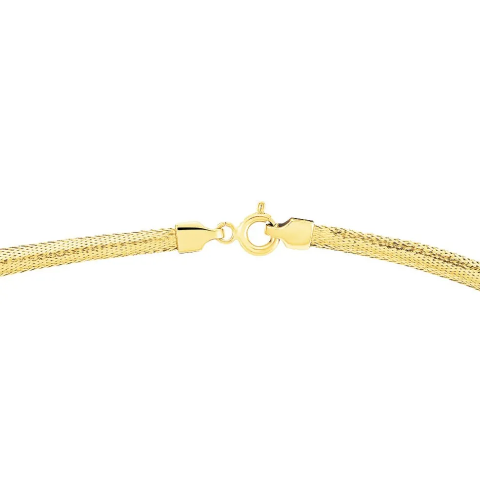 Collier Izaro Maille Flex Or Jaune