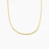 Collier Izel Maille Anglaise Or Jaune