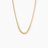 Collier Jany Danilo Maille Palmier Or Jaune