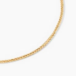 Collier Jany Maille Palmier Or Jaune