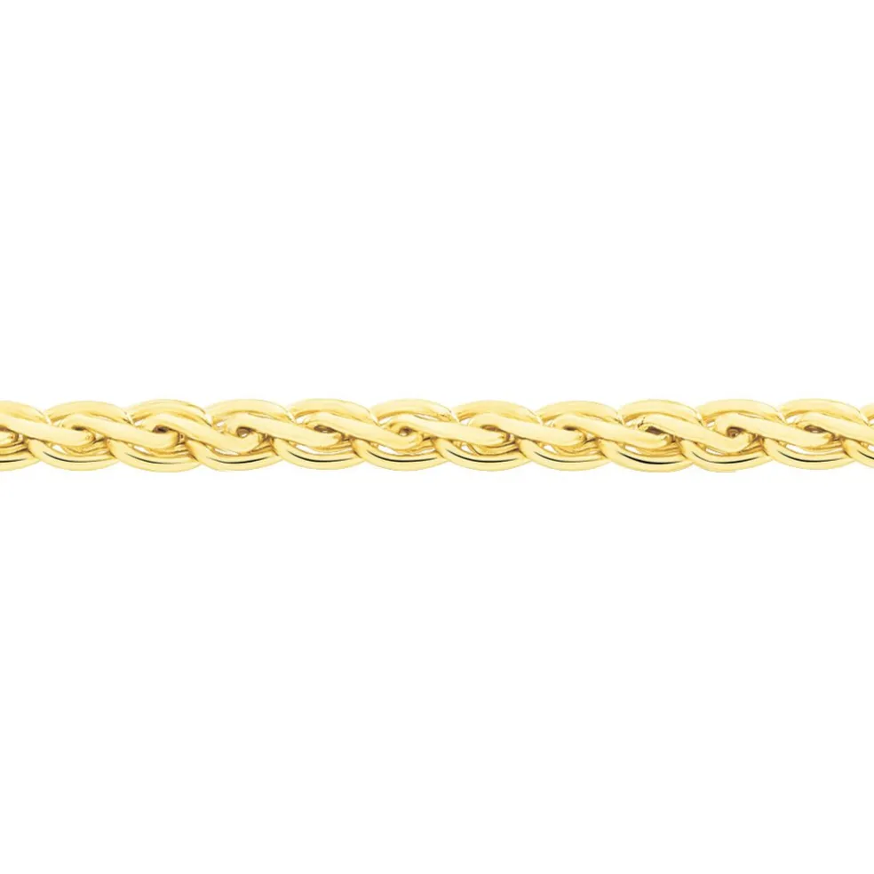 Collier Jayna Maille Palmier Or Jaune