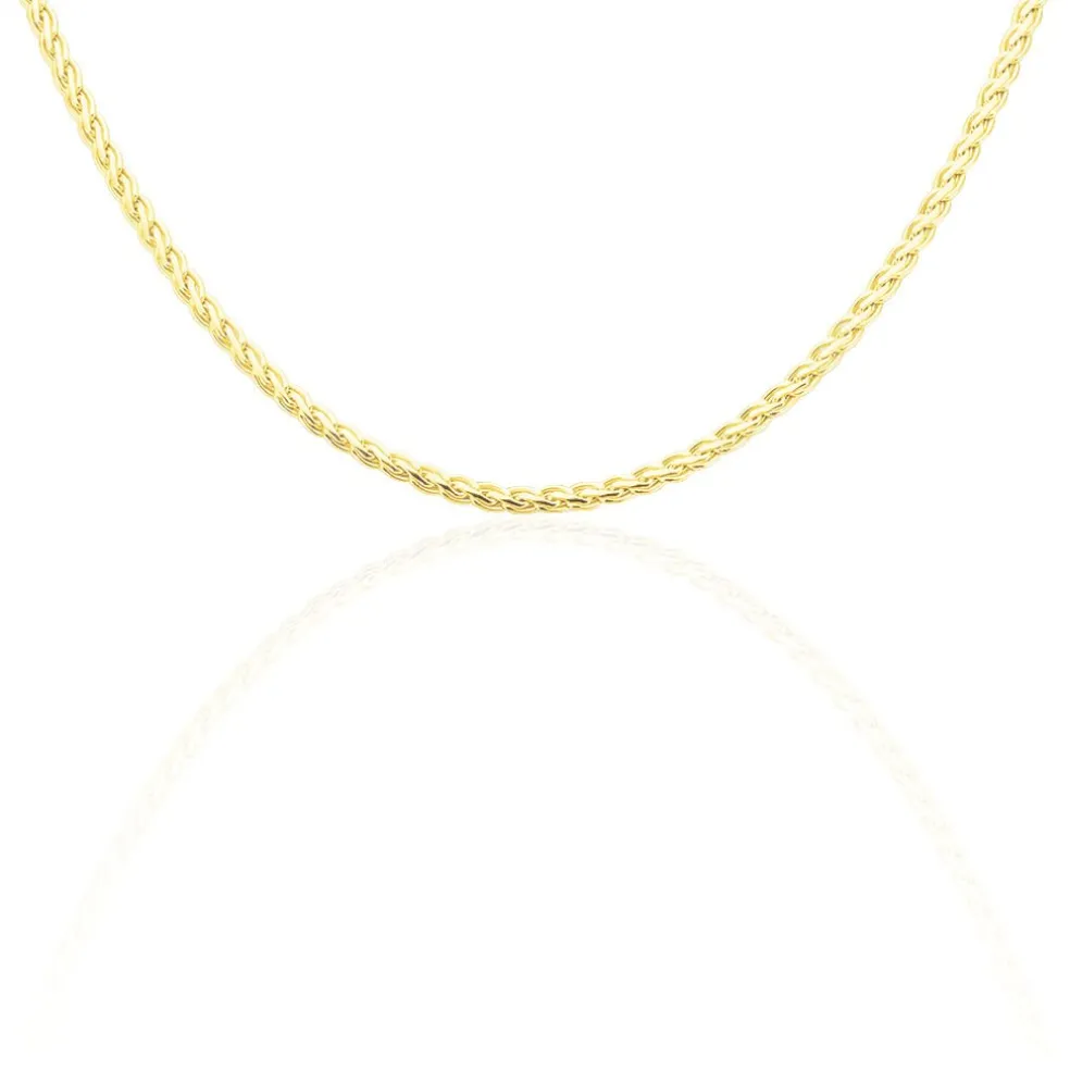 Collier Jayna Maille Palmier Or Jaune