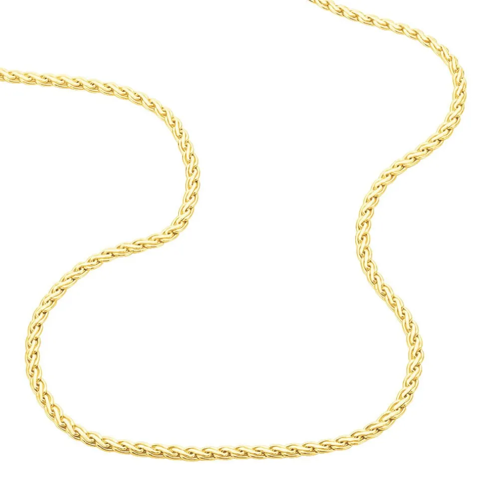 Collier Jayna Maille Palmier Or Jaune