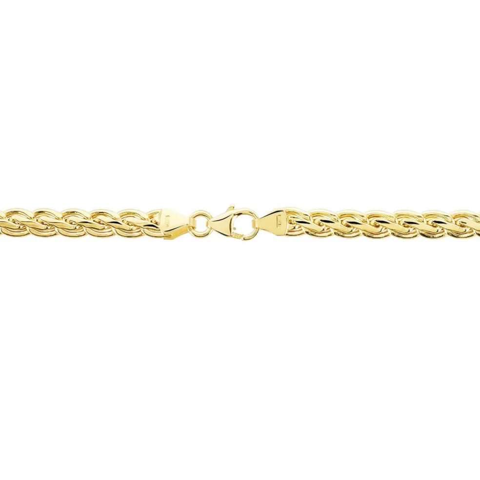 Collier Jayna Maille Palmier Or Jaune