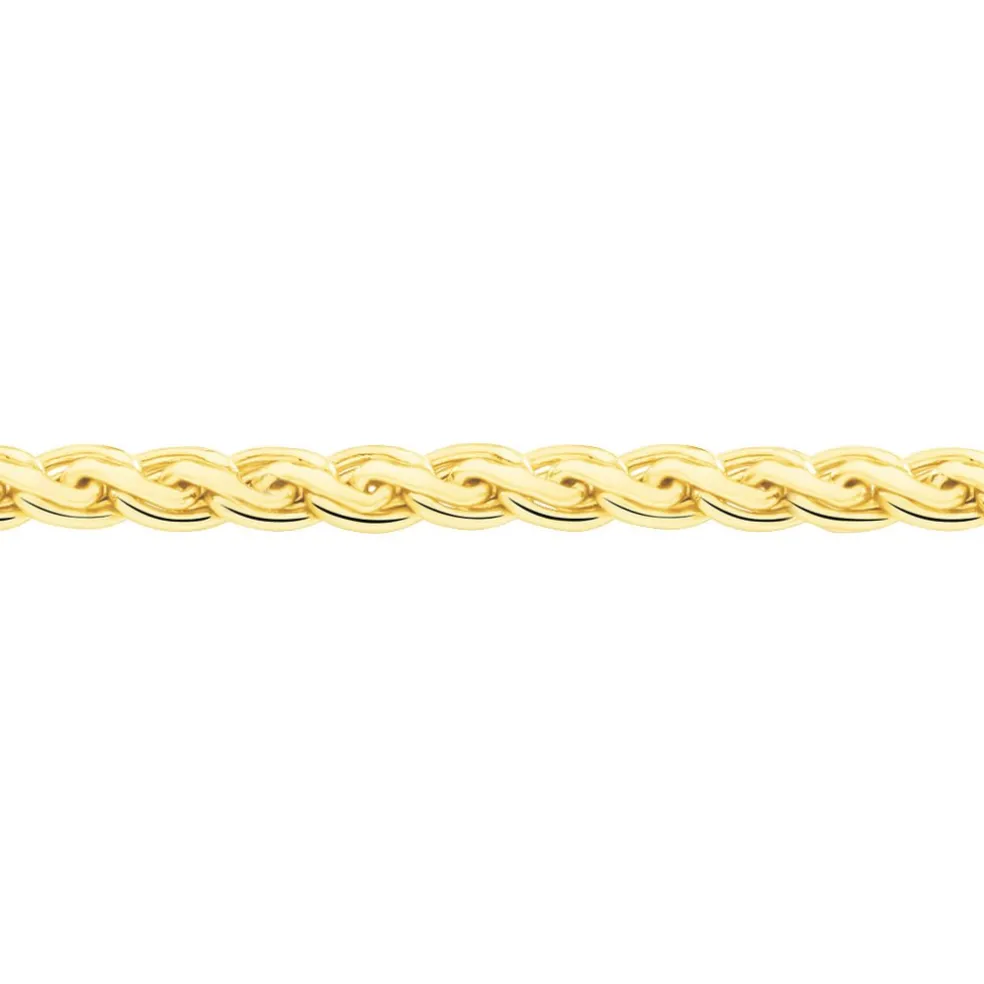 Collier Jayna Maille Palmier Or Jaune