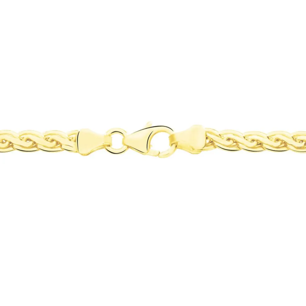 Collier Jayna Maille Palmier Or Jaune