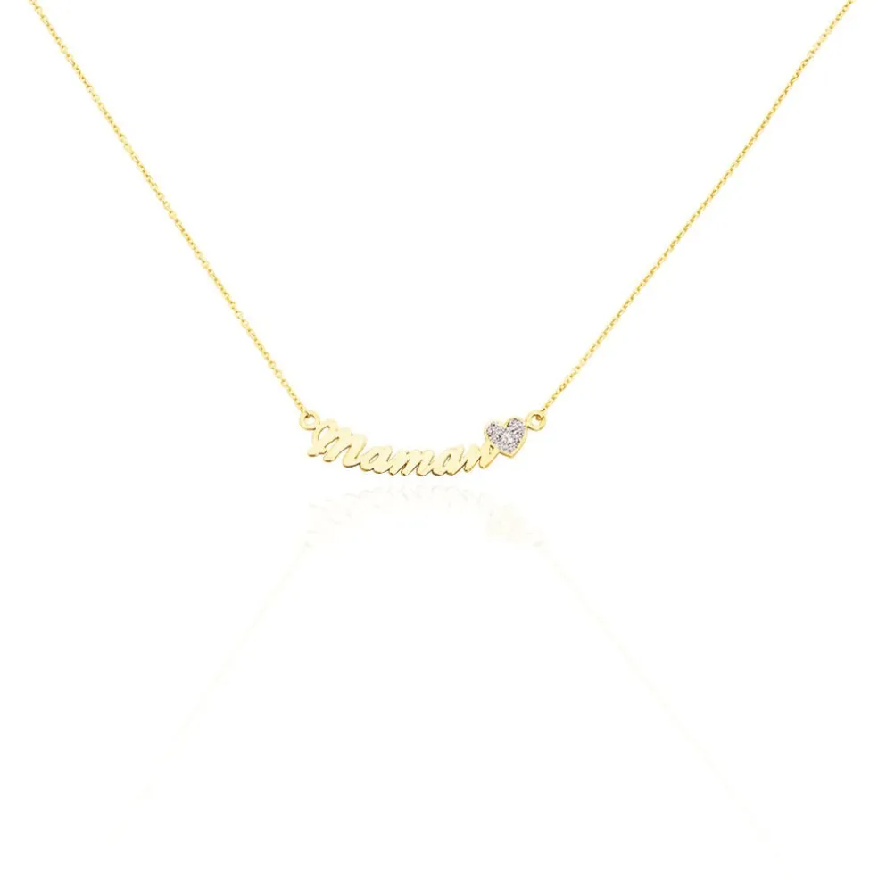 Collier Jenna Or Jaune
