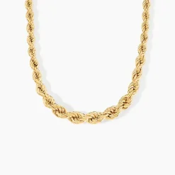 Collier Jerry Danilo Maille Corde Or Jaune