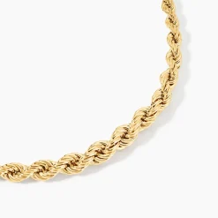 Collier Jerry Danilo Maille Corde Or Jaune