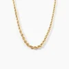 Collier Jerry Danilo Maille Corde Or Jaune