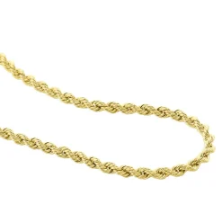 Collier Jerry Maille Corde Or Jaune