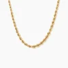 Collier Jerry Maille Corde Or Jaune